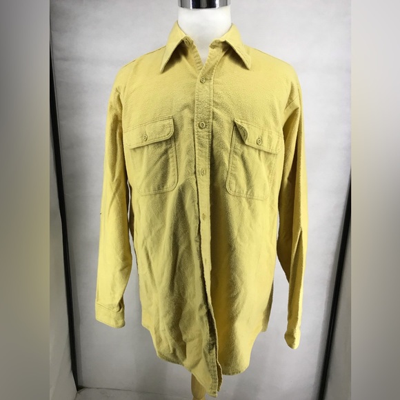jcpenney Shirts Vintage Jcpenney Flannel Big Mac Shirt Gold Xl Made